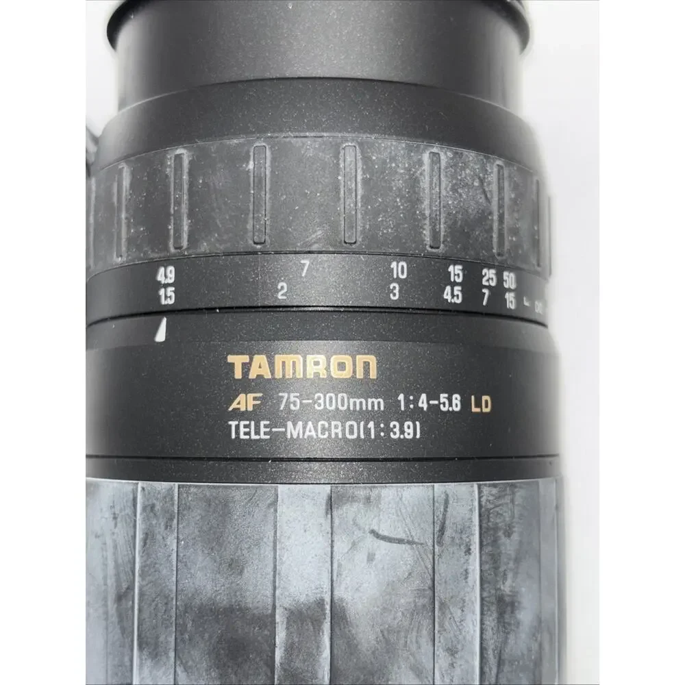 Tamron 75-300mm f/4.5-5.6 Telephoto Zoom Lens Made In Japan, good condition